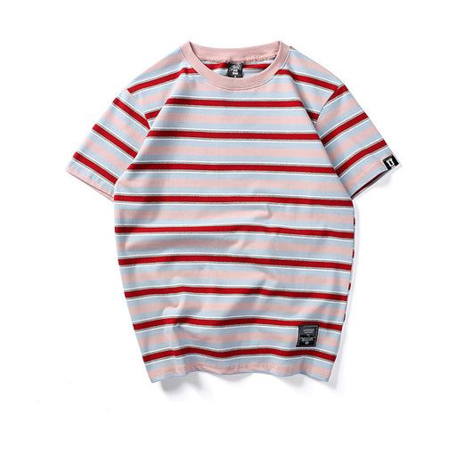 Playera de Rayas Contrastantes Manga Corta - Image 26