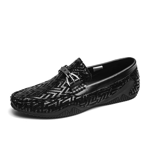 Zapatos de Cuero para Hombre con Patrón Exclusivo y Suela Suave - Image 11