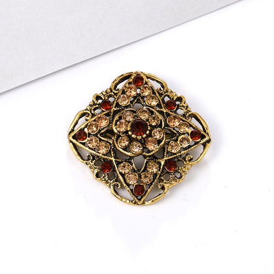 Broche de Aleación con Cristales de Fantasía Pequeño - Image 49
