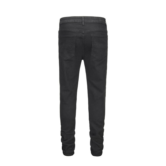 Pantalones Vaqueros Rotos con Detalles de Pintura y Tachuelas - Image 4