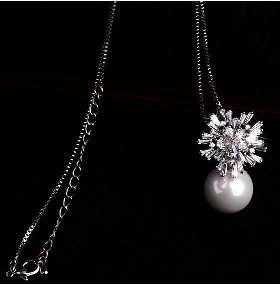 Collar de Circón y Perla