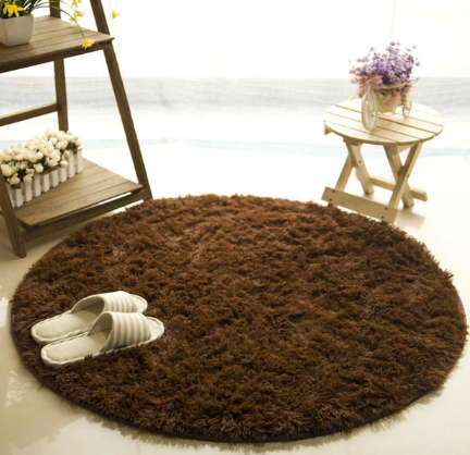 Alfombra Redonda de Pelaje Suave para Sala, Dormitorio y Cuarto Infantil - Image 3