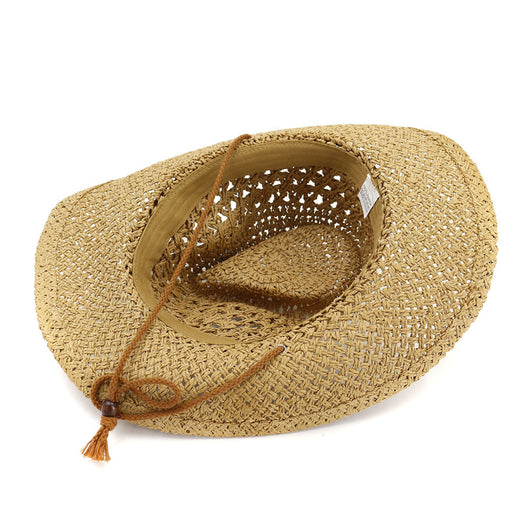 Sombrero Vaquero Tejido a Mano con Protección Solar - Image 3