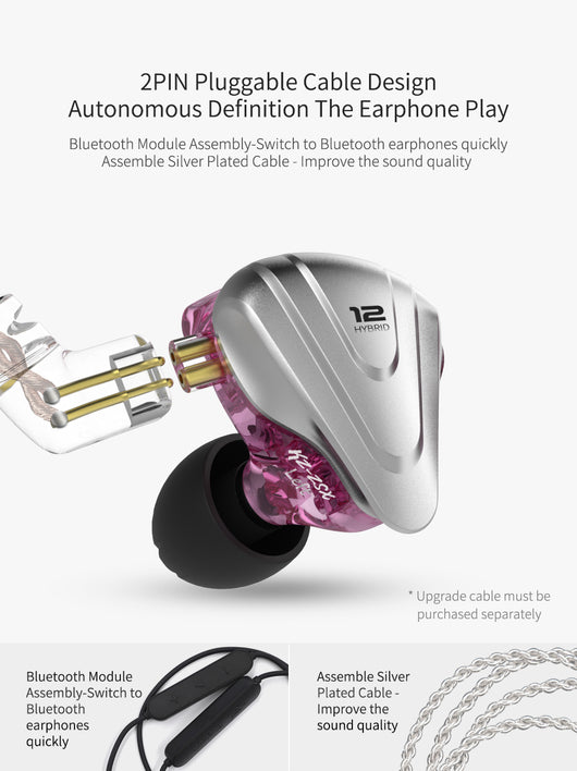 Audífonos KZ ZSX Terminator - Sistema de 12 Controladores de Audio Profesional - Image 5