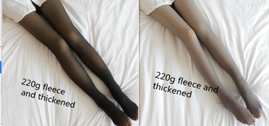 Leggings Térmicos Translúcidos Talla Grande con Forro Polar para Invierno - Image 15