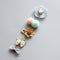 Set de 5 Diademas Princesa para Bebé con Horquillas Decorativas