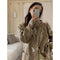 Blazer Cuadrille con Lentejuelas - Saco Retro Británico Oversized para Mujer