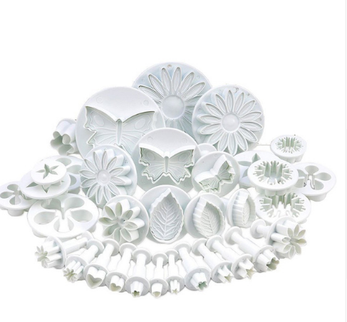 Kit Profesional de Moldes para Flores en Fondant y Decoración de Pasteles