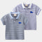 Playera Infantil de Rayas con Estampado Animado