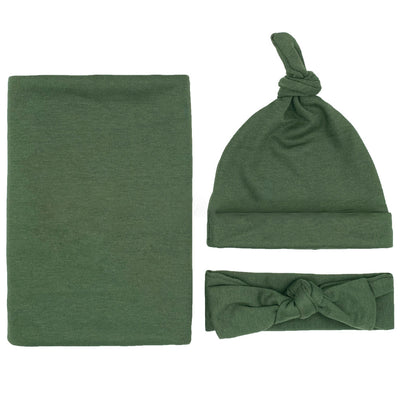 Conjunto de Gorro, Diadema y Manta de Algodón para Bebé - Image 9