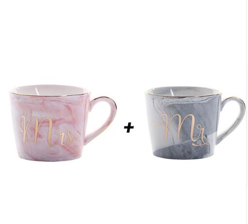 Taza de Cerámica Marmolada Nórdica - Vaso para Café y Leche - Image 24