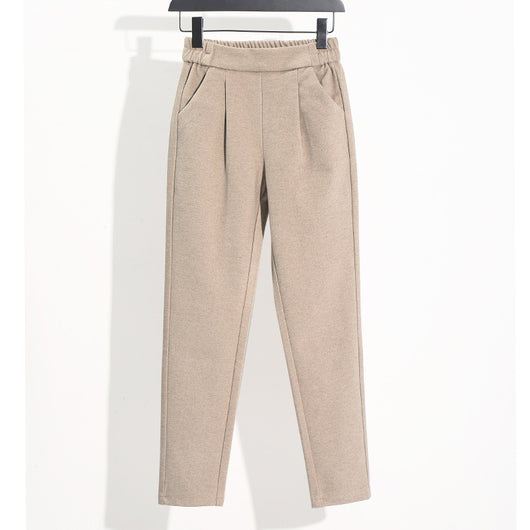 Pantalones de Lana Holgados y Ligeros para Mujer - Image 4
