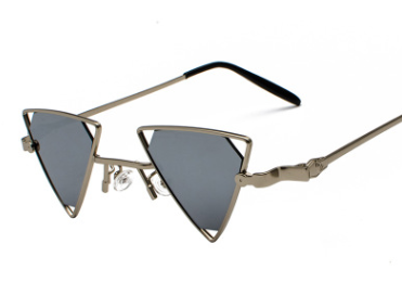 Gafas de Sol Punk Triángulo Hueco - Estilo Europeo Metálico - Image 15
