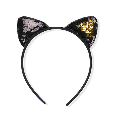 Diadema Orejas de Gato con Lentejuelas Reversibles - Image 10