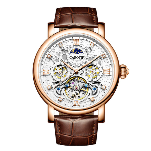 Reloj de Cuero Impermeable con Esfera Luminosa para Hombre - Image 5