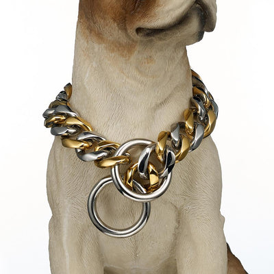Collar de Cadena P en Acero Inoxidable para Perros - Image 2