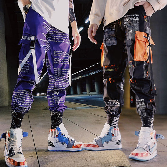 Pantalones Hip Hop con Bolsillos Laterales - Joggers Casuales para Hombre