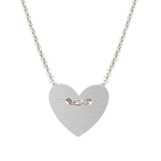 Collar Corto Corazón de Melocotón - Diseño Dulce y Encantador