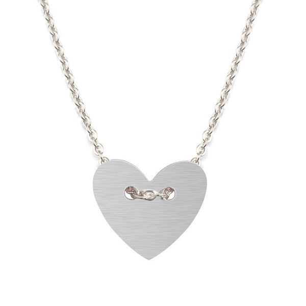 Collar Corto Corazón de Melocotón - Diseño Dulce y Encantador