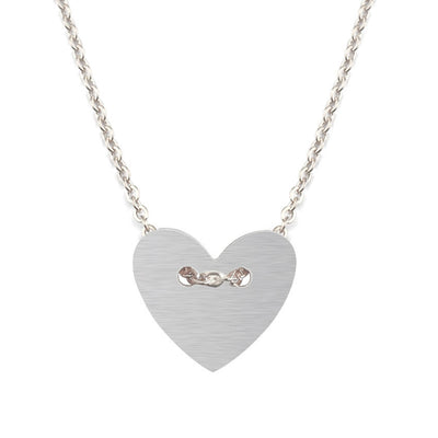 Collar Corto Corazón de Melocotón - Diseño Dulce y Encantador