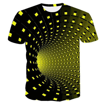 Playera con Estampado 3D Swirl - Image 8