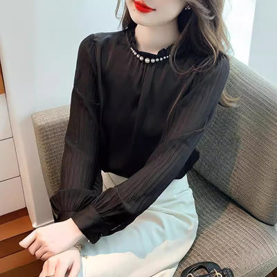 Blusa Casual de Manga Larga Versátil y Moderna - Image 2