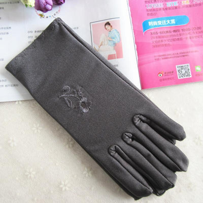 Guantes Finos Elásticos con Bordado Etiqueta - Image 13