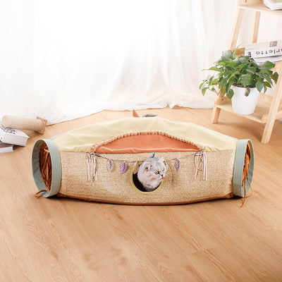Túnel y Cama para Gatos Cuatro Estaciones - Image 13