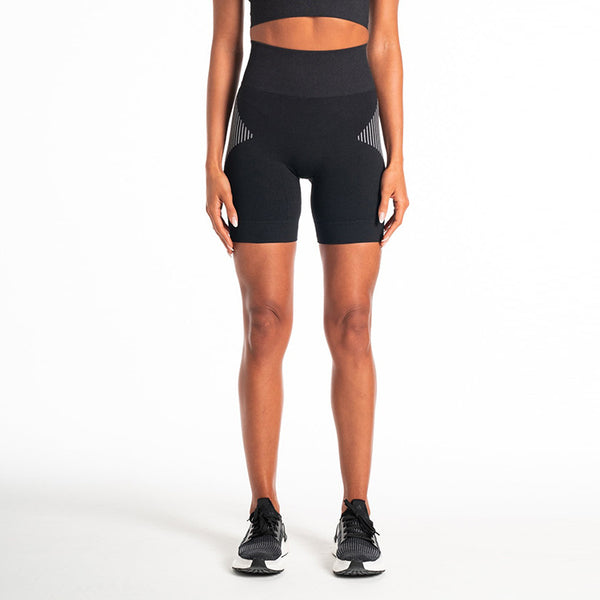 Shorts de Fitness Tejidos sin Costuras Cintura Alta