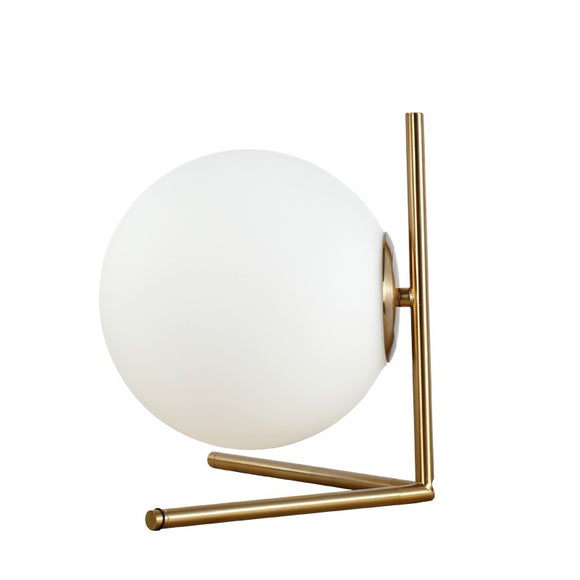 Lámpara de Mesita de Noche en Cobre - Diseño Minimalista y Moderno