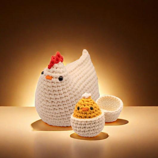 Kit DIY de Muñeca Abeja Tejida a Mano en Lana - Image 2