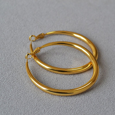 Aretes Argollas Redondas Diseño Clásico Plata 925 Elegancia Minimalista - Image 10