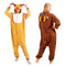 Pijama Navideño de Polar Grueso y Cálido con Diseño de Venado