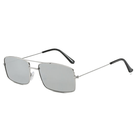 Gafas Retro de Doble Puente Cuadradas - Image 10