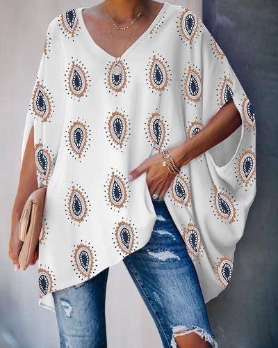 Camisa Casual con Estampado de Piel de Serpiente y Mangas Murciélago - Image 16