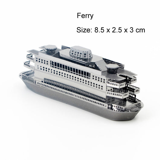 Modelo 3D Destructor Naval Metálico - Puzzle DIY de Ensamblaje - Image 21