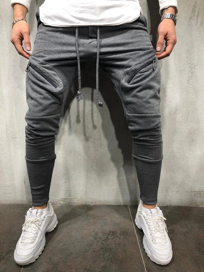 Pantalones Deportivos Casuales con Cierre para Hombre - Image 3