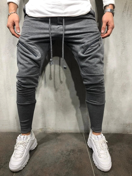 Pantalones Deportivos Casuales con Cierre para Hombre - Image 3