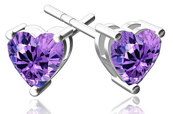 Conjunto de Collar y Aretes de Corazón