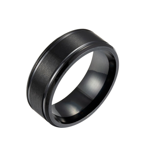 Anillos de Boda para Hombre 8MM en Plata, Oro y Negro - Image 16