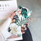 Capinha Floral para iPhone com Estampa de Folhas de Bananeira Tropicais - Compatível com XS Max, XR, 6, 7, 8, X
