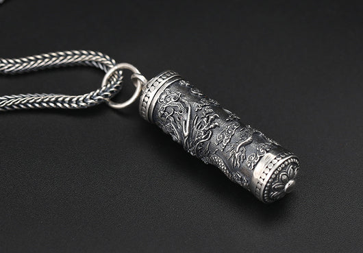 Dije Buda Plata 925 Patrón Dragón Tenglong - Colgante Espiritual Artesanal - Image 13