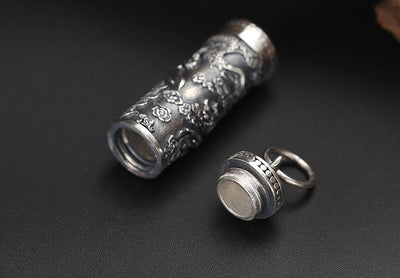 Dije Buda Plata 925 Patrón Dragón Tenglong - Colgante Espiritual Artesanal - Image 11