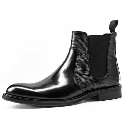 Botas de Cuero para Hombre Estilo Coreano Premium - Image 3