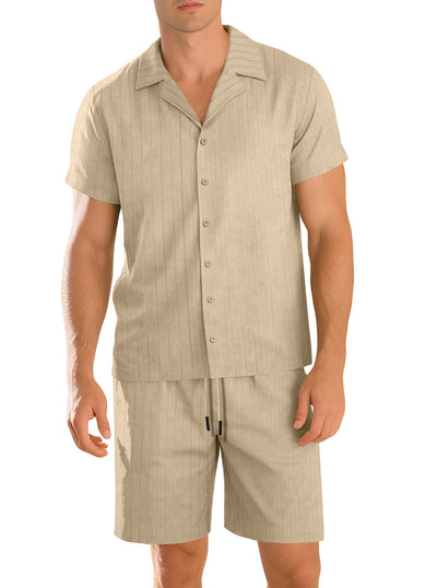Conjunto de Camisas Casuales de Manga Corta para Hombre - Image 7