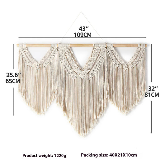 Tapiz Bohemio Tejido para Decoración de Paredes y Cabecera - Image 8