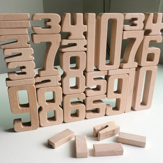 Bloques de Madera Educativos para Desarrollo Cognitivo Infantil