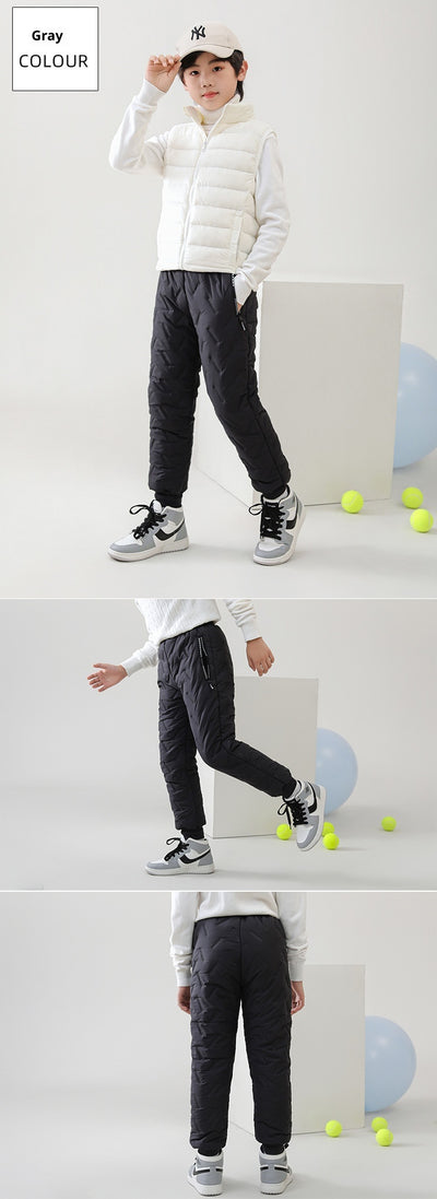Pantalones Térmicos Infantiles Impermeables con Forro de Lana de Cordero - Image 18