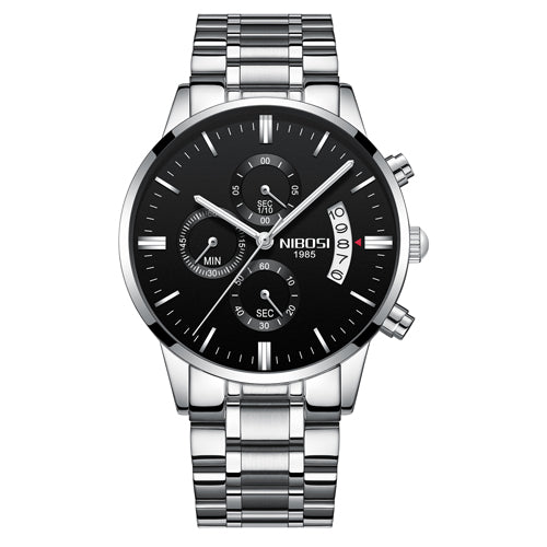 Reloj Cronógrafo Deportivo de Acero Inoxidable Dorado para Hombre - Image 4