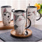 Taza de Cerámica Grande para Gato - 600 ml